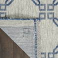 thumbnail image 6 of Nourison Garden Party Indoor/Outdoor Traditional Trellis Ivory Blue 7' x 10' Area Rug, (7' x 10'), 6 of 10