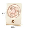 thumbnail image 3 of XGFHYJEH Desk Fan, Box Fan, Small Fan, Box Fan Clearance, Small Desk Fan, Small Fans for Desk, Portable Personal Quiet Electric Fan for Home, Plastic, 3 of 7
