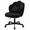 Type A(Black-fabric), variant on CloudRest Pro Vanity Desk Chair ,18.5" Extra Wide Seat Height Adjustable Furry Desk Chair with Cloud Pillow for Living Room & Bedroom, White