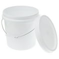 Nutrianeous Portable Plastic Bucket White Plastic Bucket Plastic Water