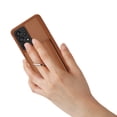 thumbnail image 2 of Compatible with Samsung Galaxy A53 5G Wallet Phone Case,360°Rotation Finger Ring Holder Kickstand,with Card Holder,Lychee Pattern PU Leather Durable Shockproof Rugged Phone Case,Brown, 2 of 12