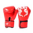 thumbnail image 1 of 1 Paire de Gants de Protection Respirants pour l'Extérieur Gants de Sport Confortables Gants de Boxe Gants de Protection pour l'Entraînement Gants de Main pour Adolescents (Rouge), 1 of 8