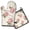 Pioneer Flower-2, variant on Pioneer Flower Kitchen Oven Mitt and Pot Holder Sets 2 Pcs for Baking, Cooking and Grilling, Heat Resistant Up To 392 °F