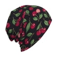 thumbnail image 6 of Naloa Ripe Red Cherry Soft Beanie Hat, Knit Beanie Daily Beanie in Fine Knit for Women Men Winter Travel, Outdoor, 6 of 7