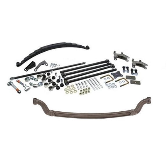 Front End Assembly,Fits 1932 Ford, I-Beam Axle, 4-Bar Kit, Plain