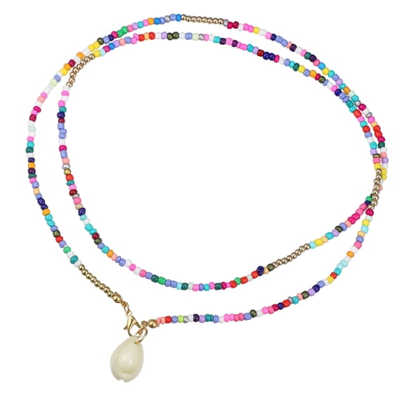 Vocoste Colored Beaded Necklaces Chain Necklaces for Women Ladies