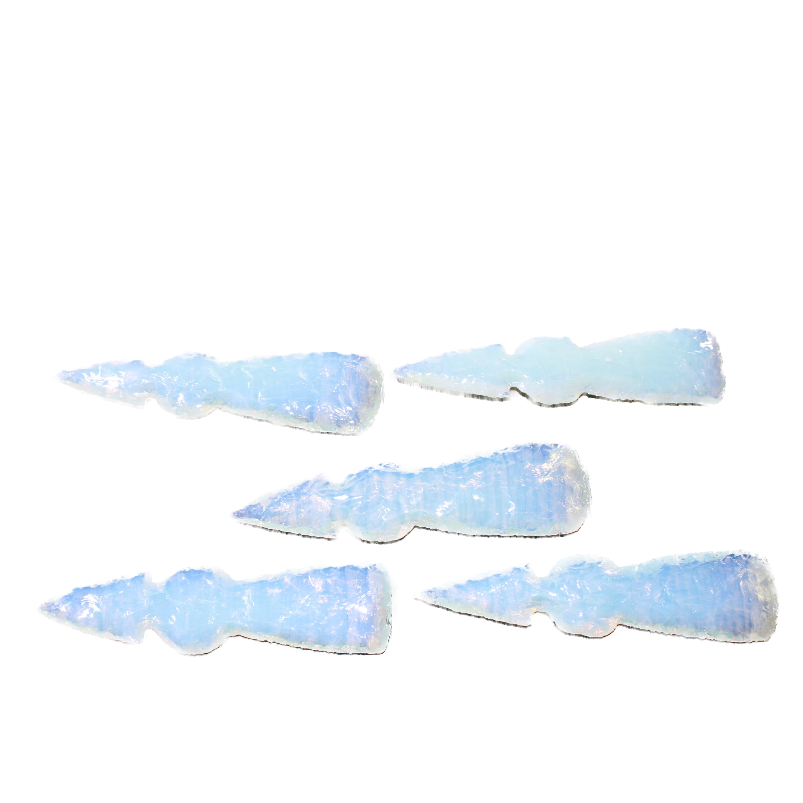5 Opalite Ornamental Tomahawk Heads  #2464    Axe Hatchet Ax