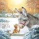 thumbnail image 1 of Burro hecho a mano 5D DIY Kit de dibujo de taladro redondo completo Kit de pintura de diamante de arte Tmvgtek decoración de arte en el hogar, 1 of 9