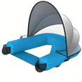 thumbnail image 6 of Pipopa Adult Inflatable Pool Floats&nbsp;with UPF50+ & Rain Canopy,2 Large Drink Holders,Inflatable Lounger Float for Swimming Pool,Beach,Party,Blue, 6 of 9