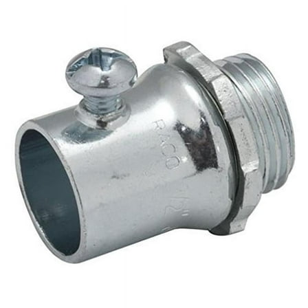 Hubbell Raco 2002B5 Emt Set Screw Connector Steel - 0.5 in.