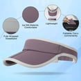 thumbnail image 2 of Sport Sun Visor Hat Lightweight Packable Cooling Stretchy Visor Hat for Running Tennis Golf Empty Top Baseball Cap, 2 of 5