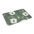 thumbnail image 2 of XMXT Non-Slip Polyester Bathroom Rugs Kitchen Door Mat, Cartoon Pine Bear Machine Washable Bath Mats Rug for Kitchen Shower Bathtub Decor, 15.7 x 23.6 inches, 2 of 9