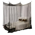 thumbnail image 3 of OTVIAP Elegant Four Poster Bed Canopy, White, 3 of 8