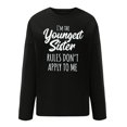 thumbnail image 4 of Sudadera de gran tamaño con estampado de letras y texto divertido para mujer, cuello redondo, manga larga, suelta, blusa individual Pompotops  gfhjh18807, 4 of 5
