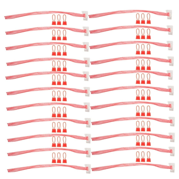 Soimiss 100Pcs Red Mesh Storage Bags for Eggs and Produce Tear Resistant Nylon Net Bags