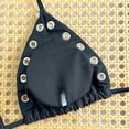 thumbnail image 6 of EYNMVR Womens 2 Piece Bikini Sets Grommet Eyelet String Thong Bathing Suit High Cut Triangle Micro Cheeky Swimsuits, 6 of 7