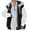 Black, variant on WREESH Womens Fuzzy Fleece Jackets Plus Size Hooded Coats Color Block Zipper Coat Thickened Winter Warm Outerwear White