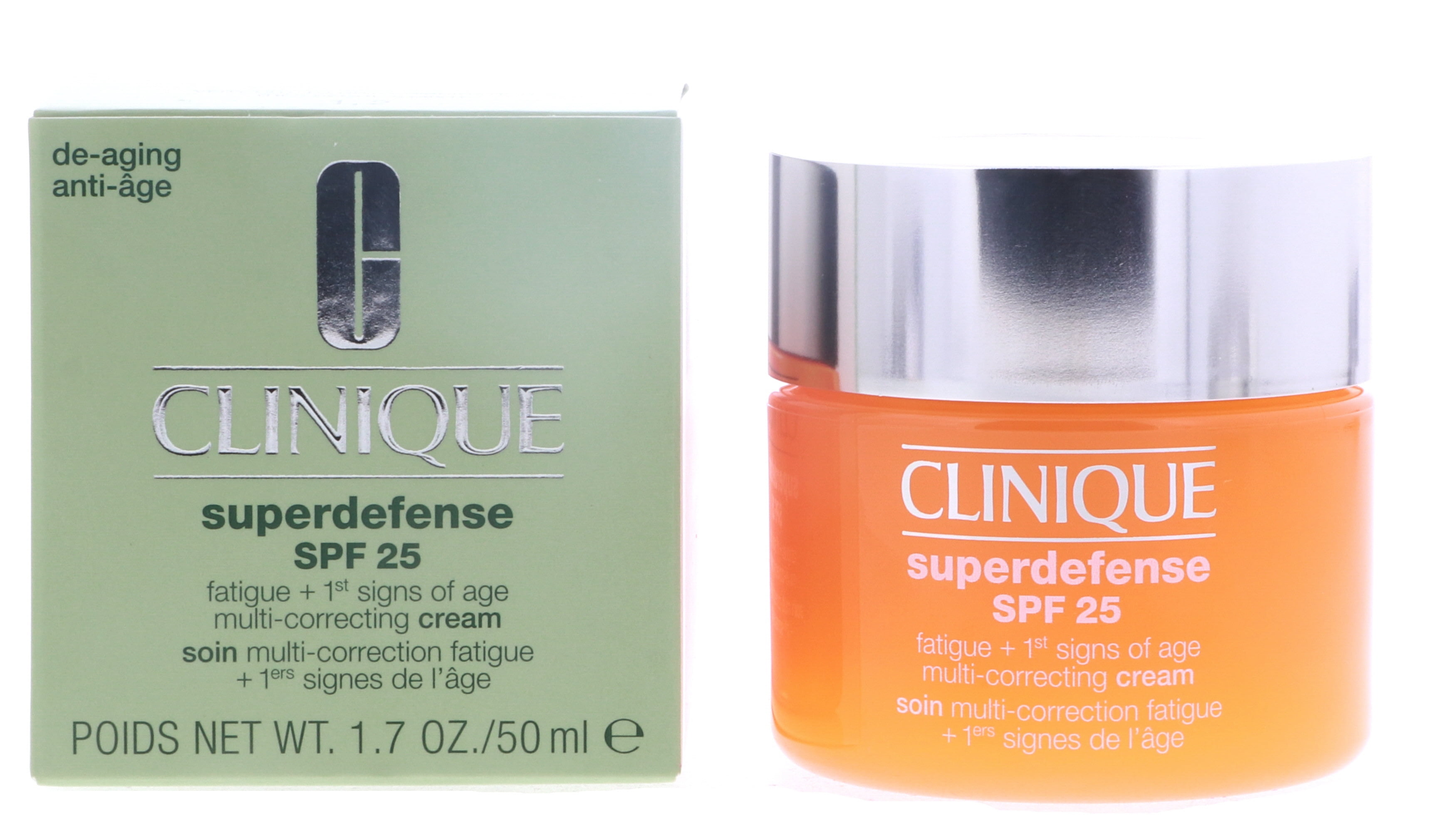 Clinique Superdefense SPF25 Multi-Correcting Cream for Very Dry to Dry Combination, 1.7 oz