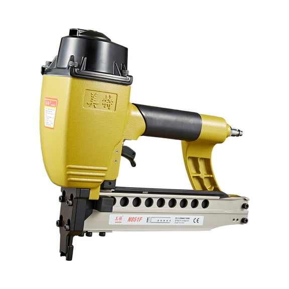 MEITE N851F Pneumatic Staple Gun 16 Gauge 7/16" Crown Air Upholstery Stapler 1" to 2" Length