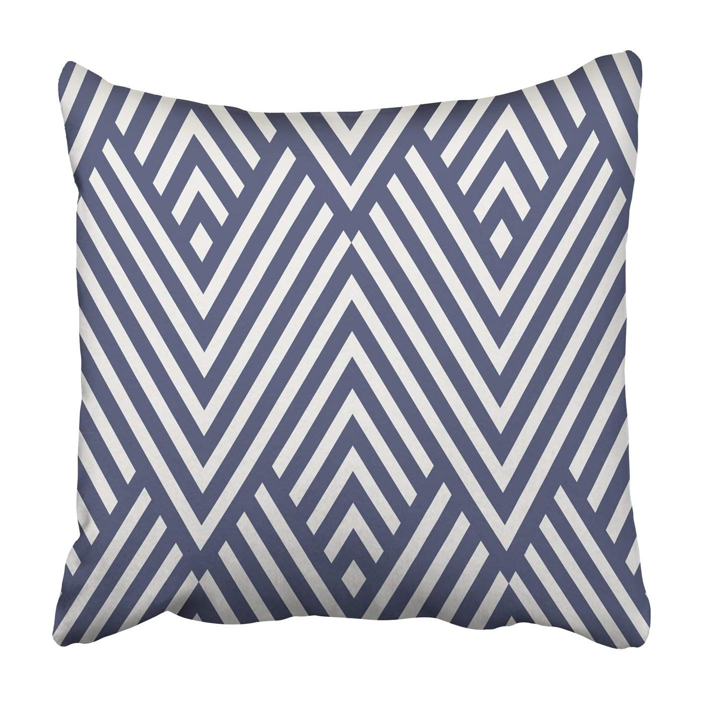 WOPOP abstract stripped geometric triangle shape Pillowcase Throw