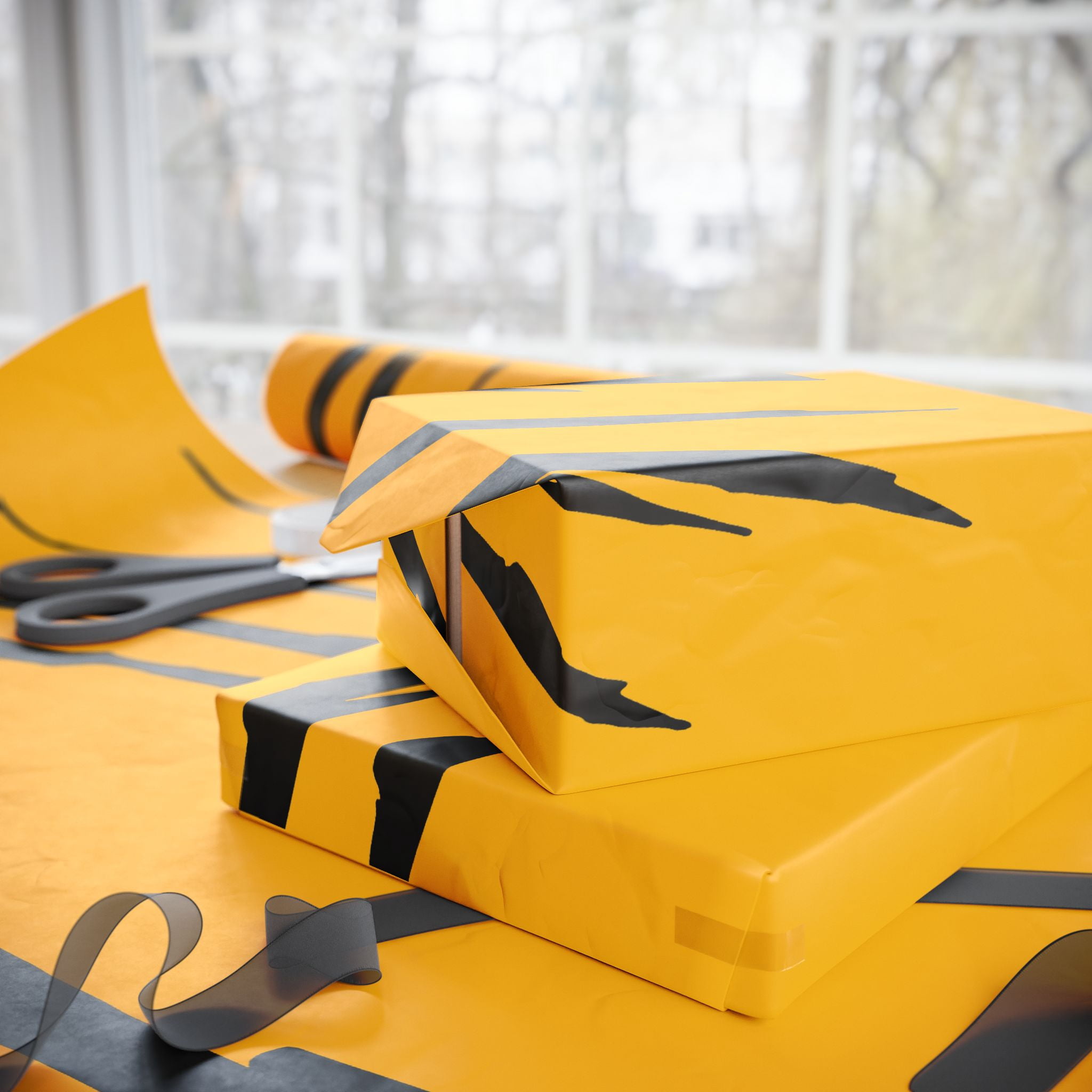 Effete Feline Claw Marks Scratch Gift Wrap Papers