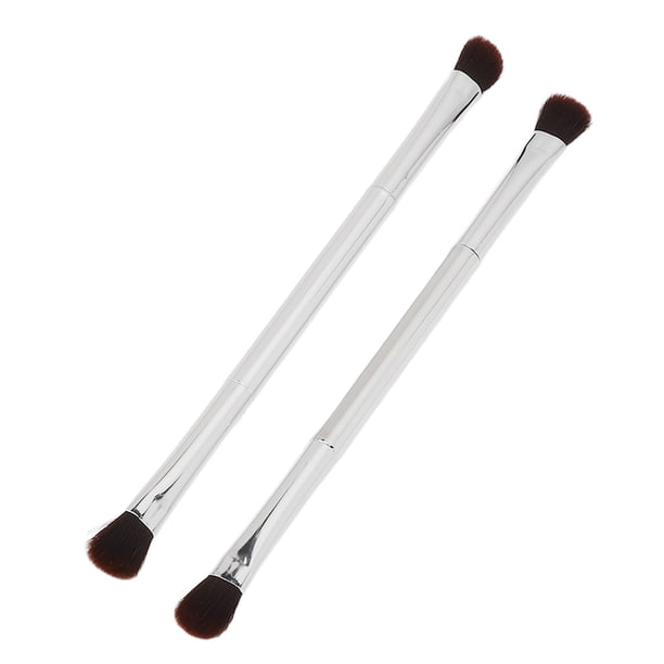 Pincel Para Contorno De Nariz, Maquillaje Portátil, Juego De Brochas De Sombra De Ojos De Doble Punta, 2 Piezas Para Fiesta De Boda