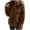 Coffee, variant on EINCcm Womens Winter Trendy Zip Up Fleece Jackets Long Sleeve Lapel Warm Teddy Coats with Pockets