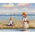 thumbnail image 1 of Trademark Fine Art at The Beach III by Rio, Wood Slats 18x22, Multi-Color, 1 of 8