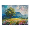 thumbnail image 5 of JRXY Landscape Painting Tapestry - High-Quality Short Plush Wall Hanging Painting, 5 of 6