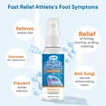 thumbnail image 4 of Athletes Foot Treatment Extra Strength - Effective Fungi Treatment Athletes Foot Spray - Itching and Odor Removal, 4 of 7