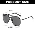 thumbnail image 2 of Sunshade Anti-Ultraviolet Glasses Fashion High-Definition Outdoor Sunglasses, Made Of Tac And Metal-Black, 2 of 5