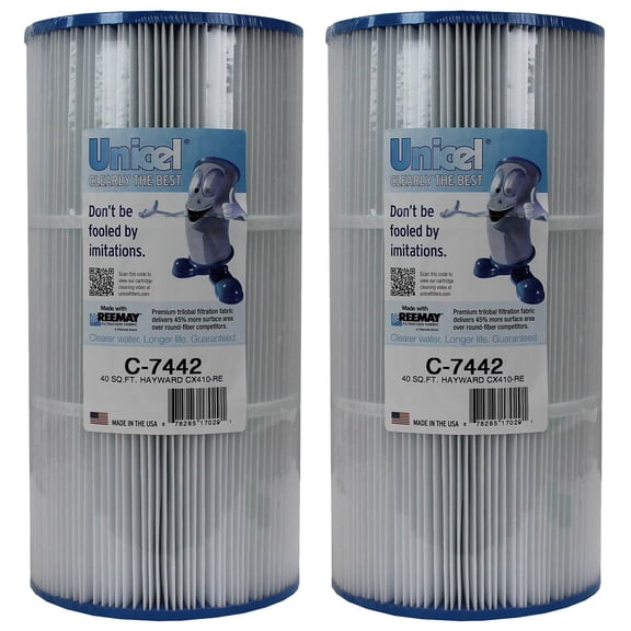 Unicel C-7442 Replacement 40 SqFt Swimming Pool Filter Cartridge (2 Pack)