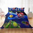 thumbnail image 2 of HSHDLDF Games Super Star Marios 3D World Bros Galaxy Bedding Set, Twin, 2 of 3