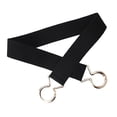 thumbnail image 2 of Invisible Stretch Waist Cincher Belt - Stylish Double O-Ring Elastic Waistband Adjuster, Minimalist Hidden Belt for Pants & Jeans for Women Black, 2 of 3