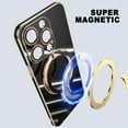 thumbnail image 2 of Case For IPhone 16/16 Plus/16 Pro/16 Pro Max, Ring Holder Wireless Charging Cover Magnetic Protective Lens Slim Case Not Yellowing Drop-proof Shell, 2 of 8