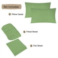 thumbnail image 2 of The Great American Store 1800 Series Microfiber Solid 4PC Sheet Set (Full, Sage) - Double Brushed - Extra Deep Pocket - Stain Resistant, Warm, Breathable And Hypoallergenic, 2 of 4