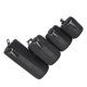 thumbnail image 5 of Bolsa de almacenamiento para lentes de cámara DSLR, portátil, de neopreno, elástica, color negro, tamaño SML XL, 4 unidades, 5 of 14