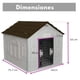 thumbnail image 5 of Casa Para Perro Q Perrón Raza Chica Techo Café Con Puerta, 5 of 6