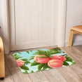 thumbnail image 6 of Peach Polyester Non-Slip Machine Washable Floor Rugs, Floor Mats, and Bath Rugs, 6 of 6