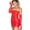 Red, variant on FhsagQ Womens Lingerie Set Fish Net Pu Tube Top Waist Bag Sleeves Women's Dress Nightclub Wear for Women Women Lingerie Fishnet Body Suit Womens Lingerie Set with Robe Red L