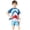 #0006-White, variant on Cowsor 2-12 Years Boys Two Piece Swimsuit Set Short Sleeve UV Protection Rash Guard Comfortable Bathing Suit for Kids Summer Beach and Pool