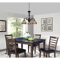thumbnail image 3 of CHLOE Lighting Grenville Victorian-Style Dark Bronze 3-Light Mini Chandelier 24" Wide, 3 of 8