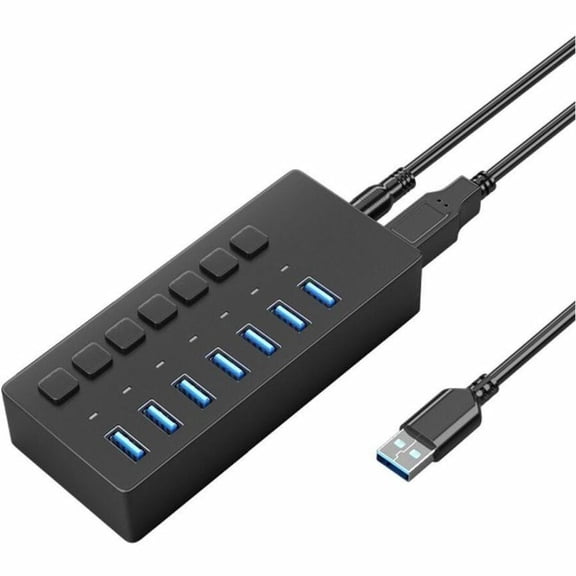 4XEM 4XH707 7 Port USB 3.0 Hub With Power Switch