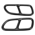 thumbnail image 3 of 2pcs Exhaust Tip Trim Frame Quad Outlet Replacement for MercedesBenz CLA SLK R172 SL R231, 3 of 6