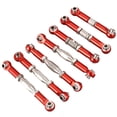 thumbnail image 2 of For  144001 1/14 RC Car Spare Parts Metal Linkage Servo Pull Rod Steering Tie Rod Set,Red, 2 of 8