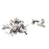 Home School Steel Spring Loaded Paper Document File Bulldog Clips Clamps 12pcs