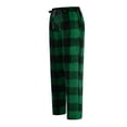 thumbnail image 6 of Dakiuu Family Matching Buffalo Plaid Fleece Pajama Pants Soft Cozy Loungewear Bottoms for Women Men Kids Toddler Elastic Waist Wide Leg Sleep Pants Holiday Casual Home Wear, 6 of 8