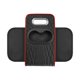 thumbnail image 3 of Cojín para reposabrazos de coche, portavasos, ligero y moderno, organizador para reposabrazos de coche. Rojo negro, 3 of 9