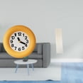 thumbnail image 2 of Pantalla de reloj de madera contemporánea y silenciosa para sala de estar acogedora, cocina, dormitorio, comedor, lámpara de pie, analógica, redonda,, 2 of 8