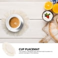 thumbnail image 5 of FENGGUIQU Woven Placemat Heat Insulated Coaster Cotton Rope Modern Café Owners 1Pack, 5 of 6